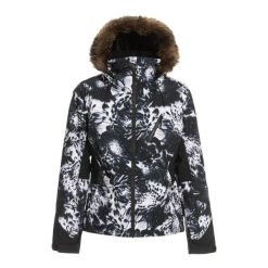 Kurtka narciarska damska Roxy Insulated Snow 15K. Czarne kurtki narciarskie Roxy, xs, bez wzorów, bez kaptura, narciarskie. Za 569.99 zł.