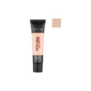 Loreal L'OREAL_Infallible 24H Matte Foundation długotrwały podkład matujący 12 Natural Rose 35ml. Podkłady Loreal. Za 30.99 zł.