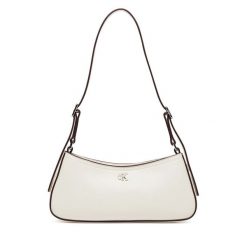 Torebka Calvin Klein. Białe torebki klasyczne Calvin Klein, bez wzorów, bez dodatków. Za 429.99 zł.