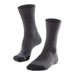 Skarpetki damskie Falke TK2 Cool. Szare skarpety Falke, bez wzorów, z elastanu. Za 161.50 zł.