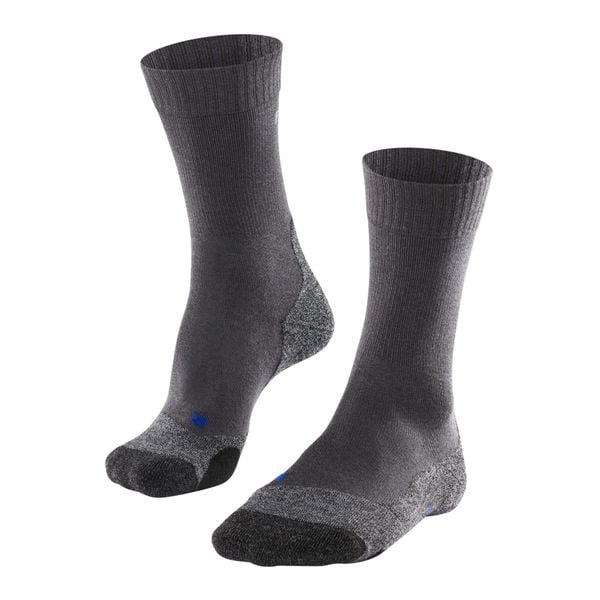 Skarpetki damskie Falke TK2 Cool. Szare skarpety Falke, bez wzorów, z elastanu. Za 161.50 zł.