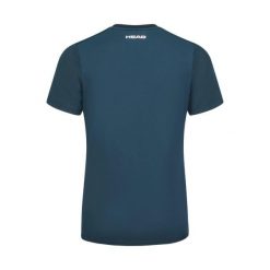 Head Performance Women's T-shirt. Niebieskie t-shirty Head, s, bez wzorów, bez kołnierzyka, bez ramiączek. W wyprzedaży za 238.85 zł.