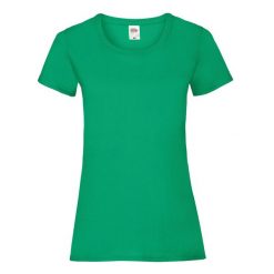 Koszulka Damska Valueweight. Zielone bluzki FRUIT OF THE LOOM, m, bez wzorów, sportowe, bez kołnierzyka, bez ramiączek. Za 35.99 zł.