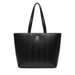 Torebka Nine West. Czarne shopper Nine West, bez wzorów, bez dodatków. Za 269.99 zł.
