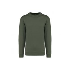 Bluza z okrągłym dekoltem Kariban. Zielone bluzy KARIBAN, xl, bez wzorów, z bawełny, bez kaptura. Za 128.50 zł.