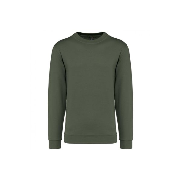 Bluza z okrągłym dekoltem Kariban. Zielone bluzy KARIBAN, xl, bez wzorów, z bawełny, bez kaptura. Za 125.00 zł.
