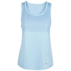 Podkoszulek Damski Lopu TP75 Active Tank Top. Niebieskie topy Trespass, xl, bez wzorów, bez kołnierzyka, bez ramiączek. Za 72.99 zł.