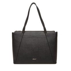 Torebka JENNY. Czarne shopper Jenny, bez wzorów, bez dodatków. Za 149.99 zł.