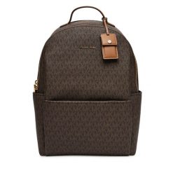 Plecak MICHAEL Michael Kors. Brązowe plecaki MICHAEL Michael Kors, bez wzorów. Za 1,669.00 zł.
