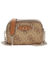 Guess Torebka w kolorze jasnobrązowym - 20 x 13 x 8 cm rozmiar: onesize. Brązowe torby na ramię Guess, z aplikacjami, z materiału, na ramię, bez dodatków. Za 391.84 zł.