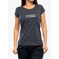 Koszulka z nadrukiem damska Ocun Classic T Organic EFC. Szare bluzki Ocun, bez wzorów, sportowe, bez kołnierzyka, bez ramiączek. Za 218.50 zł.
