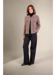 Perfect Cashmere Kaszmirowy kardigan "Hekla" w kolorze szarobrązowym rozmiar: M. Brązowe kardigany Perfect Cashmere, m, bez wzorów, z kaszmiru. Za 704.47 zł.