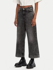HUGO Jeansy Gevane 50530309 Czarny Wide Leg. Czarne jeansy Hugo, bez wzorów. Za 299.99 zł.