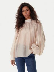 ViCOLO Bluzka TF0314 Beżowy Regular Fit. Brązowe bluzki ViCOLO, s, bez wzorów, z syntetyku, bez kołnierzyka, bez ramiączek. Za 319.99 zł.
