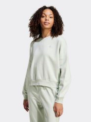 Adidas Bluza w kolorze jasnozielonym rozmiar: XL. Zielone bluzy Adidas, xl, bez wzorów, z bawełny, bez kaptura. Za 137.10 zł.