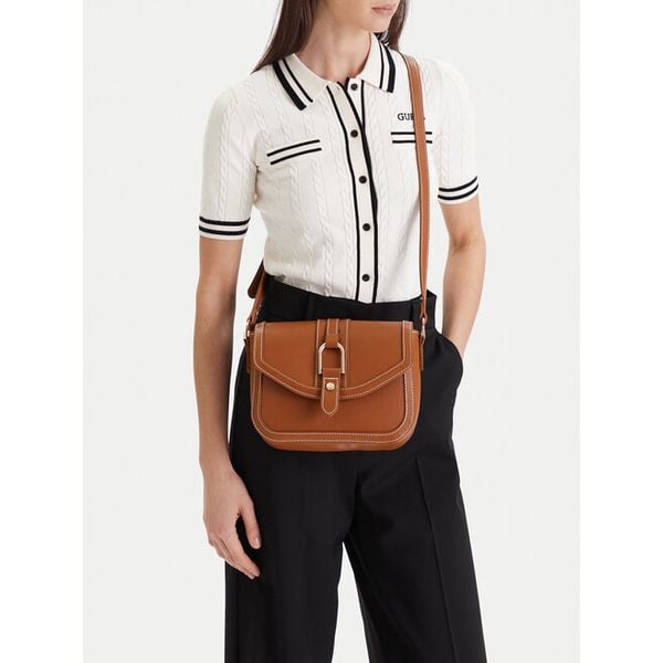 Torebka Beverly Hills Polo Club. Brązowe listonoszki Beverly Hills Polo Club, bez wzorów, bez dodatków. Za 219.99 zł.