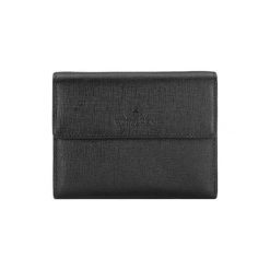 Skórzany portfel w kolorze ciemnoszarym - (S)14 x (W)11 cm. Szare portfele Kazar, Wittchen, bez wzorów, z materiału. W wyprzedaży za 159.95 zł.