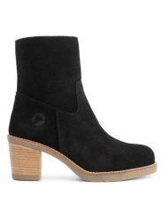 TRAVELIN' Skórzane botki "Indre" w kolorze czarnym rozmiar: 41. Czarne botki Travelin', bez wzorów, ze skóry, bez obcasa, bez zapięcia. Za 527.10 zł.