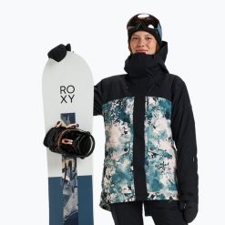 Kurtka snowboardowa damska ROXY Gore-Tex Glade. Czarne kurtki narciarskie Roxy, l, bez wzorów, z gore-texu, bez kaptura, narciarskie, gore-tex. Za 1,683.70 zł.