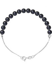 Pearl Addict Srebrna bransoletka z perłami rozmiar: onesize. Czarne bransoletki Pearl Addict, z perłą, srebrne. Za 173.99 zł.