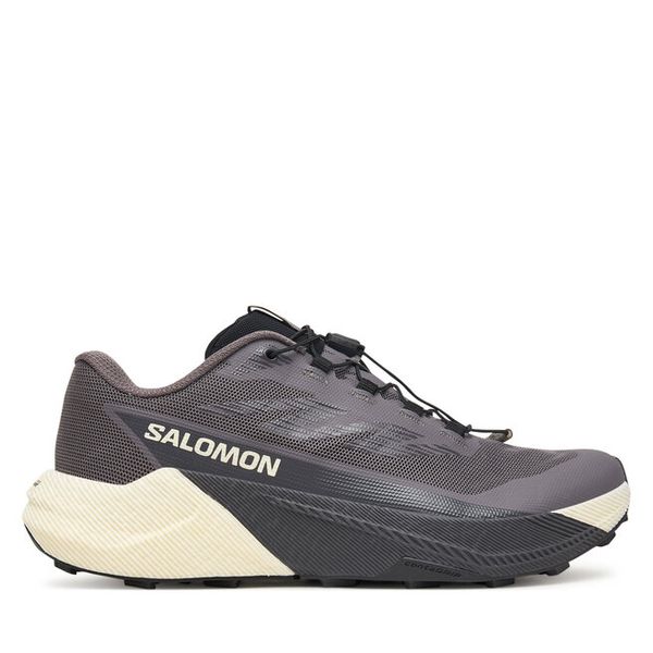 Buty do biegania Salomon. Fioletowe obuwie sportowe Salomon, bez zapięcia, do biegania. Za 559.99 zł.