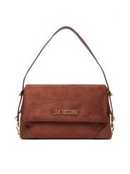 LOVE MOSCHINO Torebka JC4092PP1PLD120A Brązowy. Brązowe torebki klasyczne Love Moschino, bez wzorów, ze skóry, bez dodatków. Za 919.99 zł.