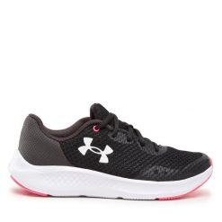 Buty do biegania Under Armour. Czarne obuwie sportowe Under Armour, bez zapięcia, do biegania. Za 179.99 zł.
