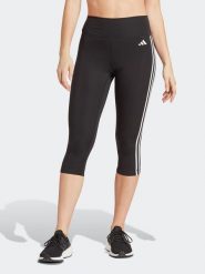 Adidas Legginsy sportowe w kolorze czarnym rozmiar: M. Czarne legginsy Adidas, m, bez wzorów, z materiału, z podwyższonym stanem. Za 112.45 zł.
