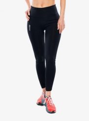 Legginsy damskie do biegania Inov-8 Active Tights. Czarne legginsy Inov-8, l, bez wzorów, z materiału. Za 206.79 zł.