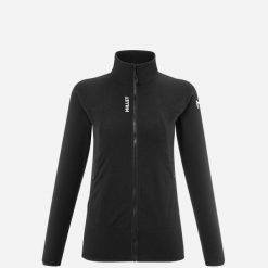 Bluza polarowa damska MILLET W K Lightgrid Jkt Czarny. Czarne bluzy Millet, xl, bez wzorów, z materiału, bez kaptura. Za 319.00 zł.