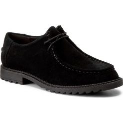 Mokasyny CLARKS - Griffin Mellow 261267154 Black Suede. Czarne mokasyny Clarks, bez wzorów, ze skóry ekologicznej, bez obcasa. W wyprzedaży za 189.00 zł.