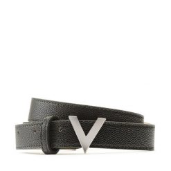 Pasek Valentino. Czarne paski Valentino, bez wzorów. Za 115.99 zł.