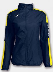 Joma Kurtka przeciwdeszczowa w kolorze granatowo-żółtym rozmiar: L. Niebieskie kurtki sportowe Joma, l, bez wzorów, z materiału, bez kaptura, outdoorowe. Za 123.25 zł.