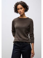 Cecil Sweter w kolorze ciemnobrązowym rozmiar: 36. Brązowe swetry Cecil, bez wzorów, bez ramiączek. Za 126.45 zł.