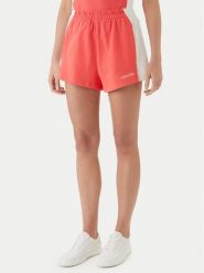 Calvin Klein Swimwear Szorty materiałowe LV00Q61153 Różowy Regular Fit. Czerwone szorty Calvin Klein Swimwear, bez wzorów, z bawełny. Za 189.99 zł.