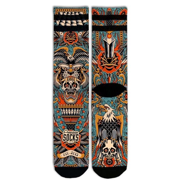 Skarpety American Socks Dagger. Skarpety AMERICAN SOCKS, bez wzorów. Za 114.17 zł.