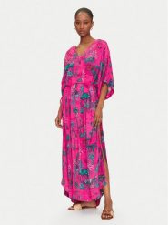 Chantelle Sukienka letnia C18RW1 Różowy Relaxed Fit. Czerwone sukienki Chantelle, na lato, bez wzorów, z wiskozy, bez kołnierzyka, bez ramiączek. Za 469.99 zł.