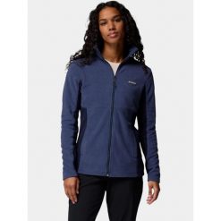 Bluza turystyczna damskie Basin Trail III Full Zip. Niebieskie bluzy Columbia, s, bez wzorów, bez kaptura. Za 259.00 zł.