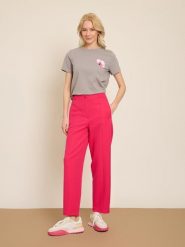 BGN Spodnie w kolorze różowym rozmiar: 38. Różowe spodnie materiałowe BGN, na co dzień, bez wzorów, z materiału. Za 121.99 zł.