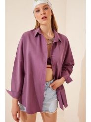 Happiness Istanbul Bluzka w kolorze jagodowym rozmiar: 36. Czerwone bluzki Happiness Istanbul, bez wzorów, bez kołnierzyka, bez ramiączek. Za 60.99 zł.