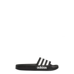 Klapki Adilette Shower. Niebieskie klapki Adidas, bez wzorów, bez obcasa. Za 119.00 zł.