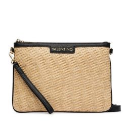 Torebka Valentino. Brązowe listonoszki Valentino, bez wzorów, bez dodatków. Za 399.99 zł.