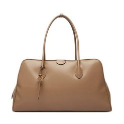 Torebka Calvin Klein. Brązowe torebki klasyczne Calvin Klein, bez wzorów, bez dodatków. Za 799.99 zł.