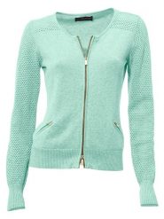 Heine Kardigan w kolorze turkusowym rozmiar: 40. Niebieskie kardigany Heine, bez wzorów, z bawełny. Za 173.99 zł.