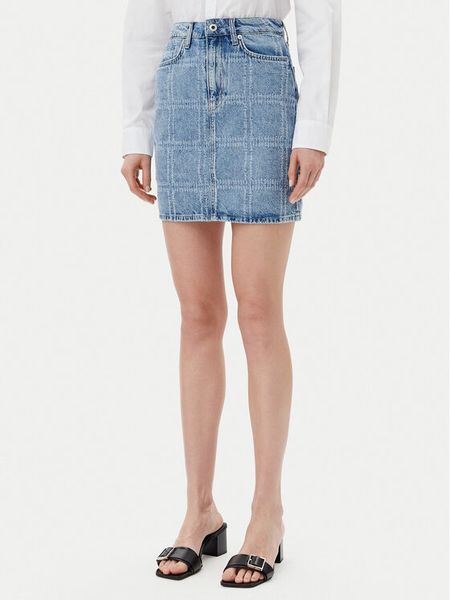 Karl Lagerfeld Jeans Spódnica jeansowa A2W12013 Niebieski Regular Fit. Niebieskie spódnice Karl Lagerfeld Jeans, xl, bez wzorów, z bawełny. Za 489.99 zł.