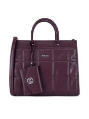 MEXX Torebka MEXX-B-021-06 Bordowy. Czerwone torebki klasyczne Mexx, bez wzorów, z materiału, bez dodatków. Za 229.99 zł.