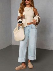 LA Angels Kardigan w kolorze kremowo-brązowym rozmiar: XL. Brązowe kardigany LA Angels, xl, bez wzorów. Za 152.99 zł.