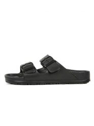 Billowy Klapki w kolorze czarnym rozmiar: 40. Czarne klapki Billowy, bez wzorów, z otwartym noskiem, bez obcasa. Za 121.99 zł.