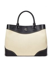 LAUREN RALPH LAUREN Torebka Marcy 431966776002 Beżowy. Brązowe shopper Lauren Ralph Lauren, bez wzorów, z tworzywa sztucznego, bez dodatków. Za 1,509.00 zł.