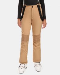 Damskie spodnie narciarskie typu softshell Kilpi DIONE-W. Brązowe spodnie narciarskie Kilpi, m, bez wzorów, z materiału, narciarskie. Za 499.51 zł.
